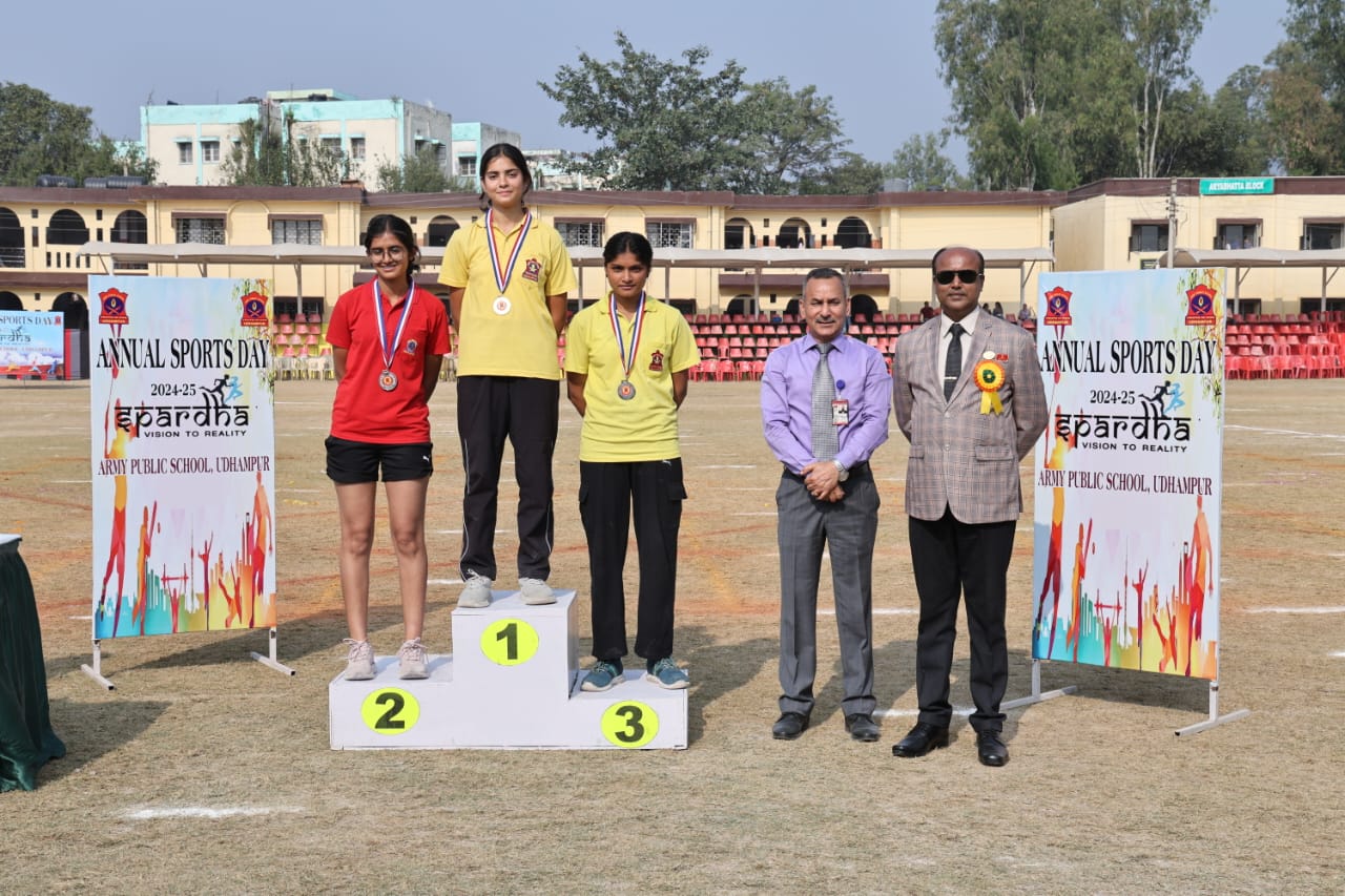 ARMY PUBLIC SCHOOL UDHAMPUR CELEBRATES ANNUAL SPORTS DAY 2024 - 